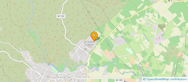 localisation de l'entreprise 34INFOS à COURNONTERRAL