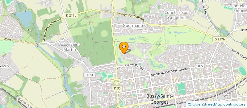 localisation de l'entreprise 35 ETOILES CHARCOT  BUSSY-SAINT-GEORGES
