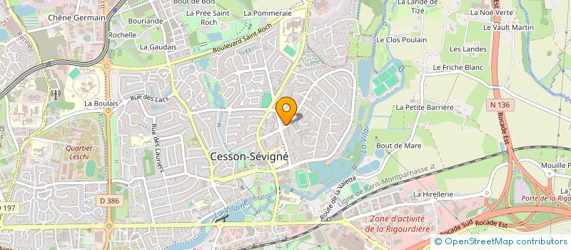 localisation de l'entreprise 35 FOOD  CESSON-SEVIGNE