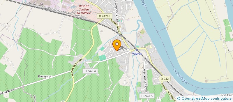 localisation de l'entreprise 35 G  VAYRES