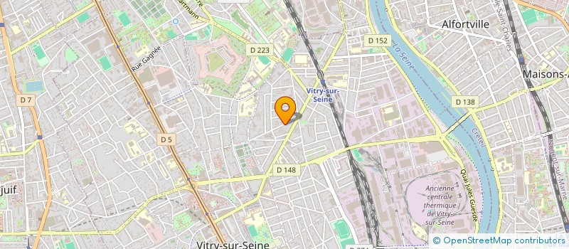 localisation de l'entreprise 35 HEURES ...DE LOISIRS à VITRY-SUR-SEINE