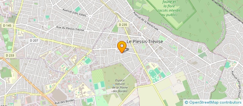 localisation de l'entreprise 35 LAFARGUE  LE PLESSIS-TREVISE