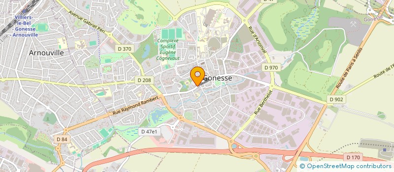 localisation de l'entreprise 35 PEINTURE  GONESSE