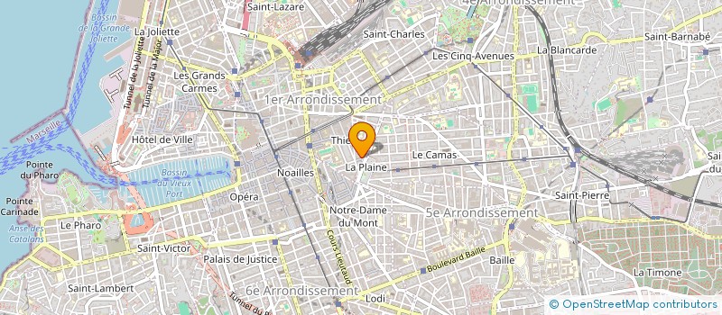 localisation de l'entreprise 35 RUE BIBLIOTHEQUE à MARSEILLE