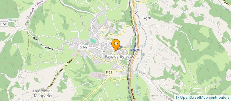 localisation de l'entreprise 35 RUE JACQUES MANCHOTTE  PAYS DE BELVES