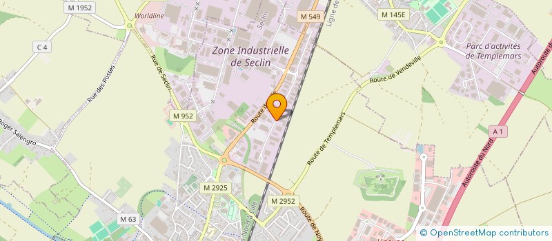 localisation de l'entreprise 35 ZI  SECLIN