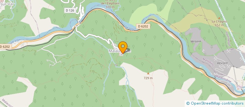 localisation de l'entreprise 350 170 619   MALAUSSENE