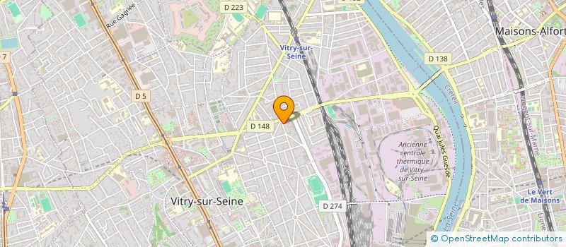 localisation de l'entreprise 350 189 122  à VITRY-SUR-SEINE