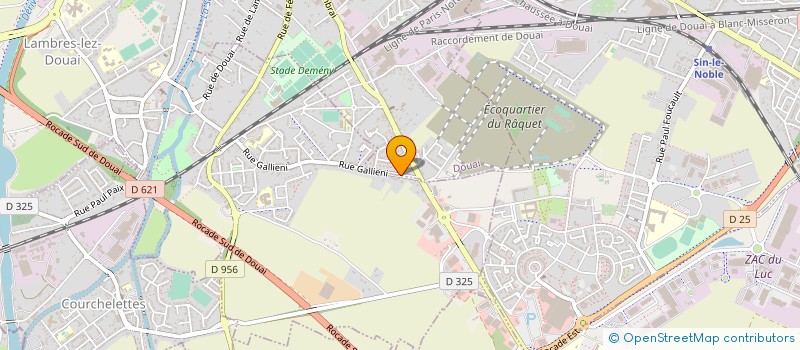 localisation de l'entreprise 350 463 360   DOUAI