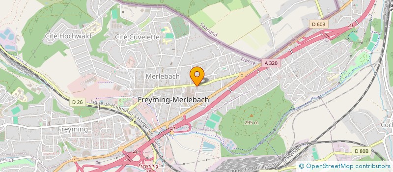 localisation de l'entreprise 350 540 431   FREYMING-MERLEBACH