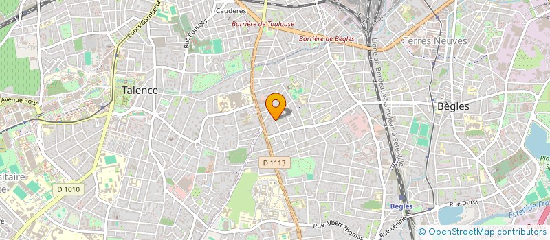 localisation de l'entreprise 350 635 918  à BEGLES