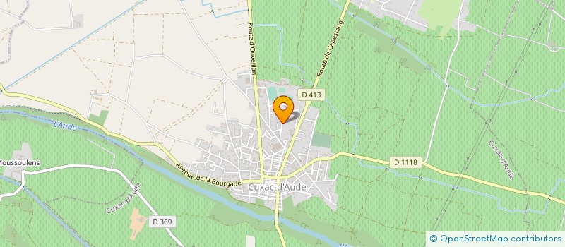 localisation de l'entreprise 350 716 031 à CUXAC-D'AUDE
