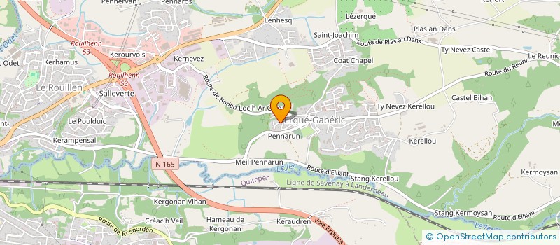 localisation de l'entreprise 350 727 806   CONCARNEAU