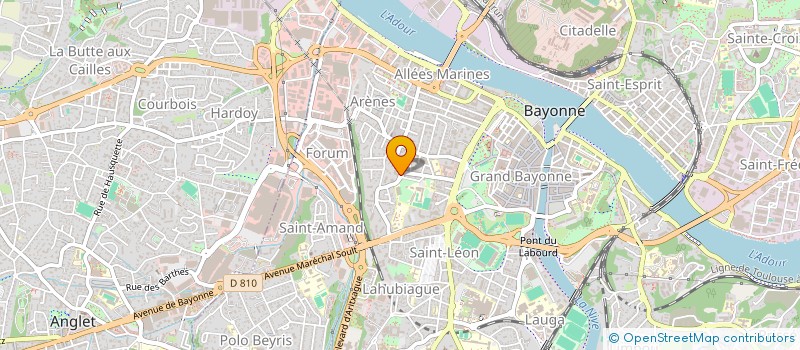 localisation de l'entreprise 350 833 000  à BAYONNE
