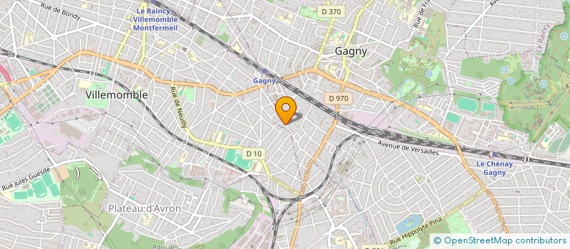 localisation de l'entreprise 350 962 148   GAGNY