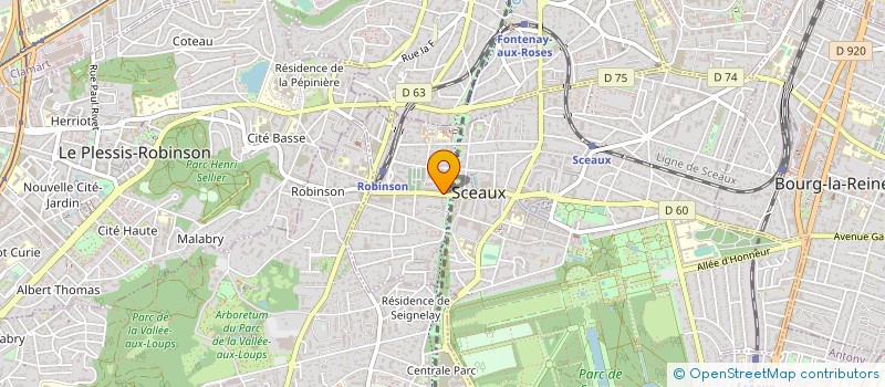 localisation de l'entreprise 351 126 735 à BAGNEUX