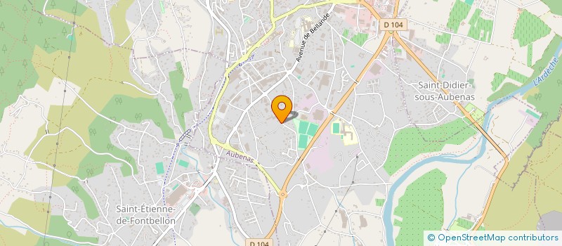 localisation de l'entreprise 351 174 321   SAINT-DIDIER-SOUS-AUBENAS