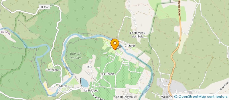 localisation de l'entreprise 351 241 393   BERRIAS-ET-CASTELJAU