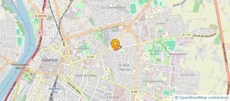 localisation de l'entreprise 351 352 406 à VALENCE