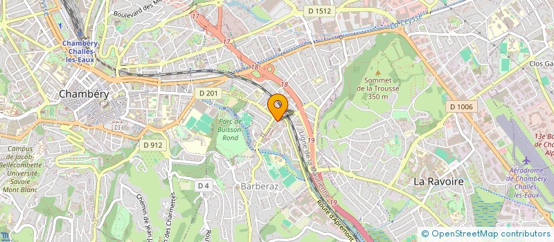 localisation de l'entreprise 351 686 977   CHAMBERY