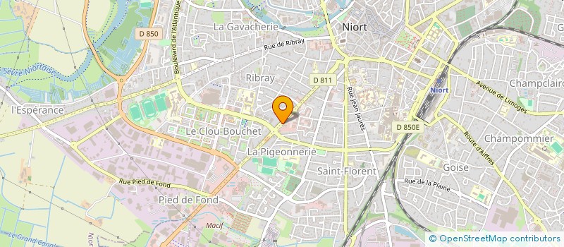 localisation de l'entreprise 351 798 558   NIORT