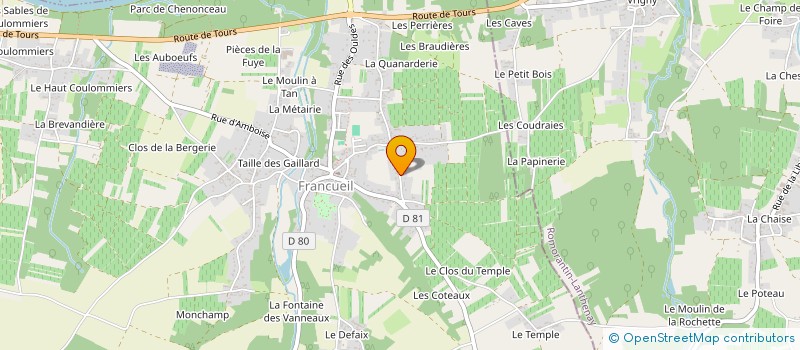 localisation de l'entreprise 351 911 086   FRANCUEIL