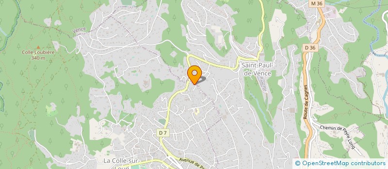 localisation de l'entreprise 351 990 247   LA COLLE-SUR-LOUP