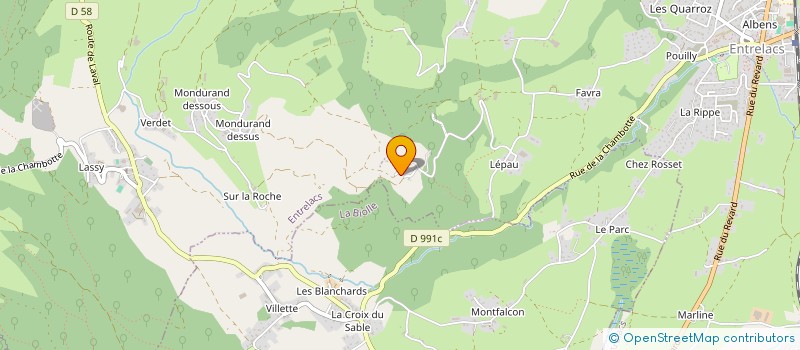 localisation de l'entreprise 352 011 035   GRESY-SUR-AIX