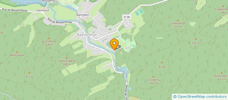 localisation de l'entreprise 352 027 817   BAERENTHAL