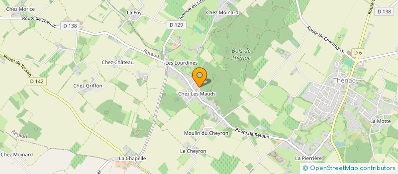 localisation de l'entreprise 352 081 699   THENAC