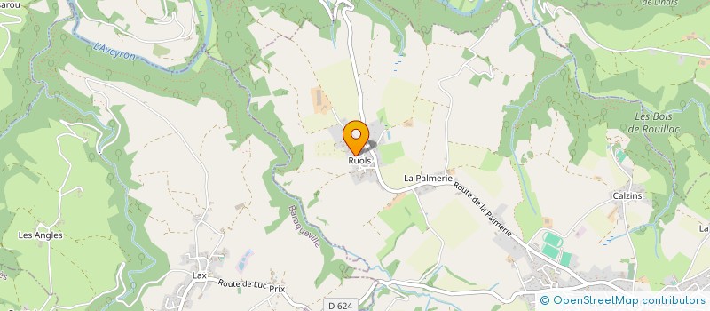 localisation de l'entreprise 352 415 020   LUC-LA-PRIMAUBE