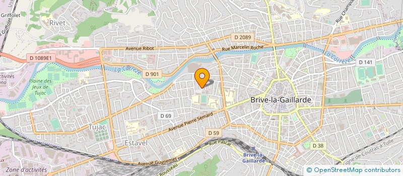 localisation de l'entreprise 352 420 509   BRIVE-LA-GAILLARDE