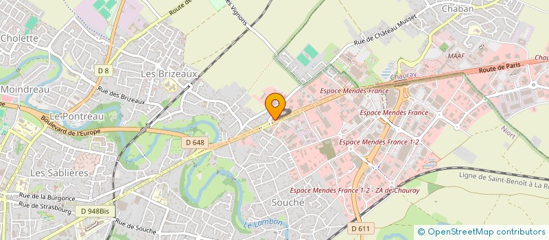 localisation de l'entreprise 352 451 637   SAUMUR