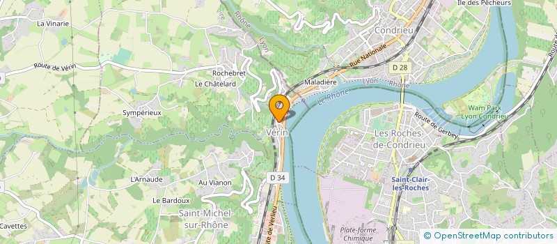 localisation de l'entreprise 352 454 870   VERIN