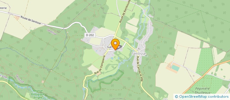 localisation de l'entreprise 352 560 502   SENLISSE