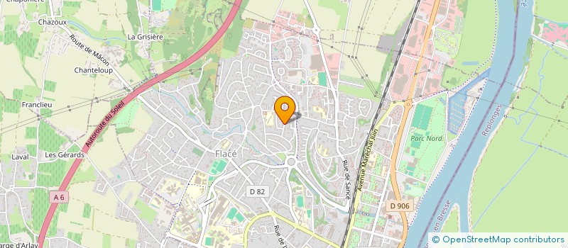 localisation de l'entreprise 352 561 880  à MACON