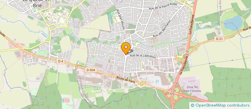 localisation de l'entreprise 352 615 892   LE PLESSIS-TREVISE