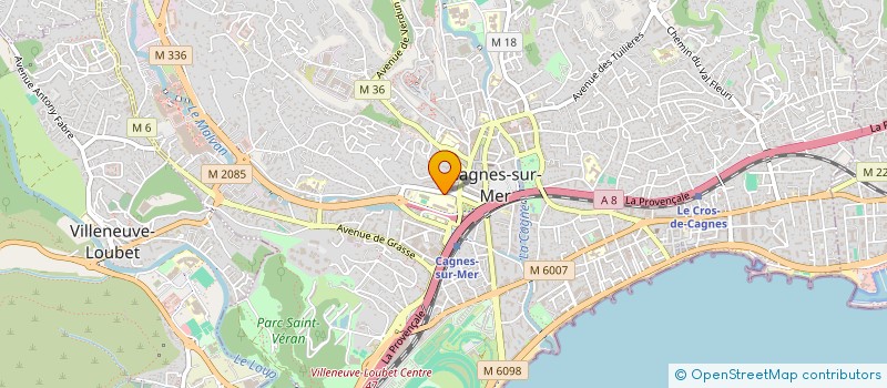 localisation de l'entreprise 352 699 268   NICE