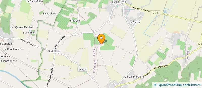 localisation de l'entreprise 352 739 213  à BRISSAC LOIRE AUBANCE