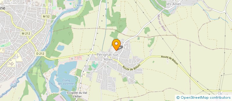 localisation de l'entreprise 352 758 783   PERIGNAT-SUR-ALLIER