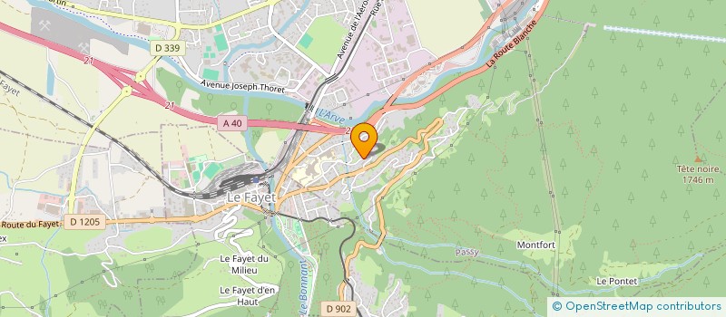 localisation de l'entreprise 352 783 054   PASSY