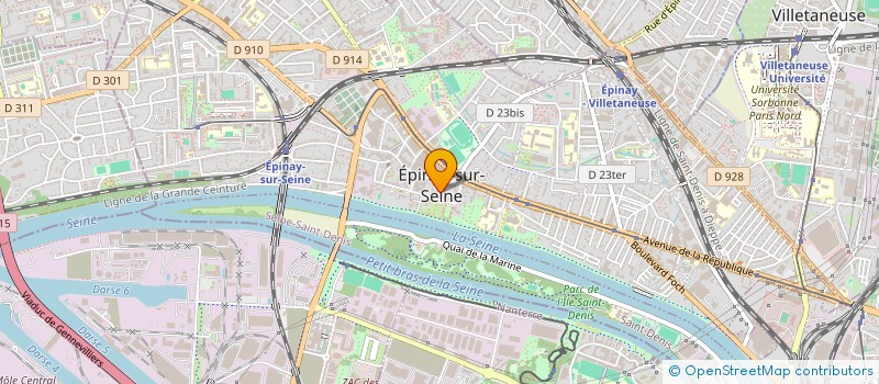 localisation de l'entreprise 352 796 569 à EPINAY-SUR-SEINE