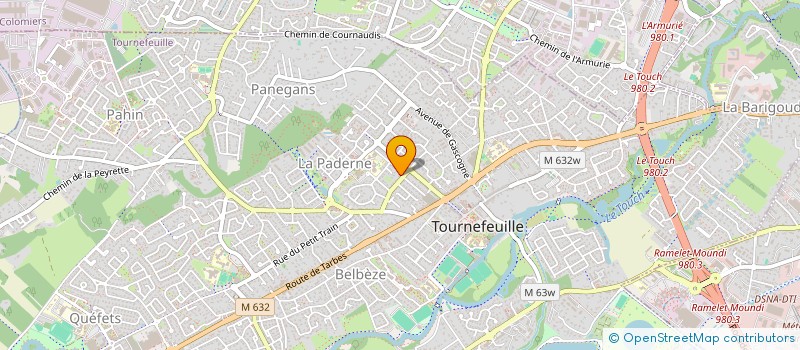 localisation de l'entreprise 352 833 867   TOURNEFEUILLE