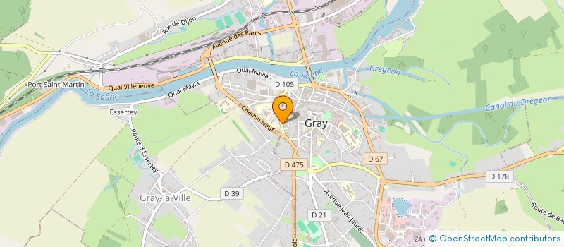 localisation de l'entreprise 352 858 088   GRAY