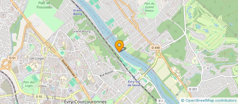 localisation de l'entreprise 352 858 278 à EVRY-COURCOURONNES