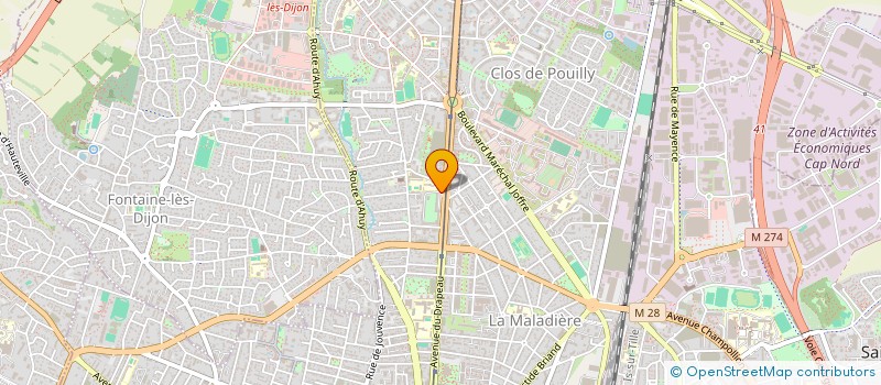 localisation de l'entreprise 353 038 664   DIJON