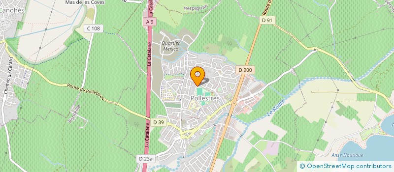 localisation de l'entreprise 353 054 059   POLLESTRES