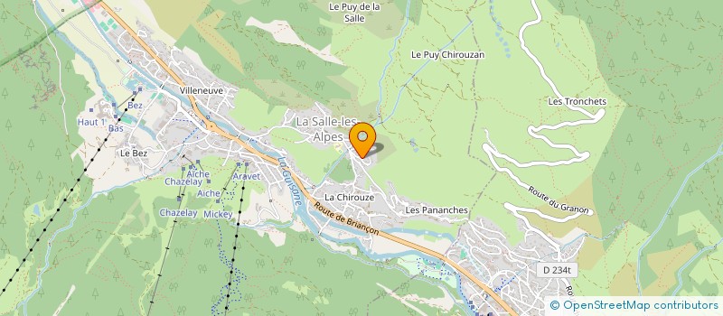 localisation de l'entreprise 353 060 585   LA SALLE-LES-ALPES