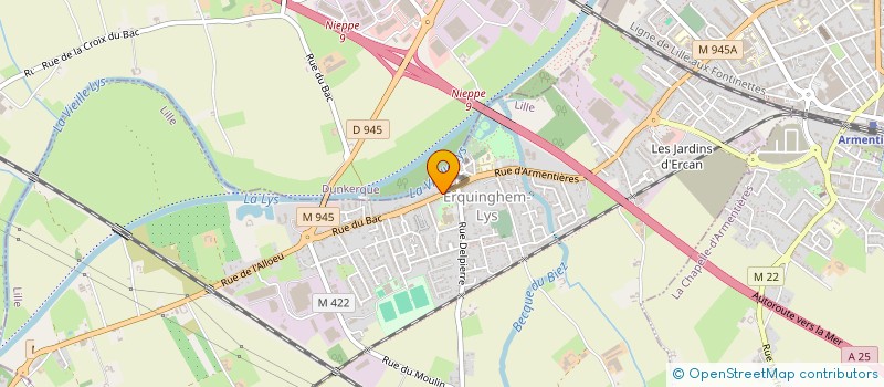 localisation de l'entreprise 353 063 167   ERQUINGHEM-LYS