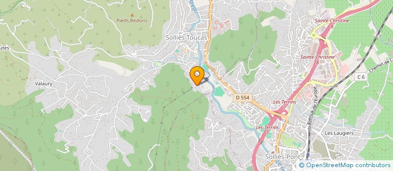 localisation de l'entreprise 353 098 668 à SOLLIES-TOUCAS